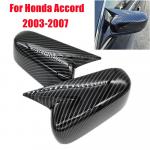 1 paar s&uuml;sinikkiust stiilis must k&uuml;lgpeegli kate Honda Accord 2003-2007 jaoks