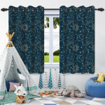 2 tk Kuu T&auml;hed Akna Kardinad Laste Magamistuba Kodu Elutuba Kaunistus Pimendav Kardin Soojusisolatsioon M&uuml;rasummutus 50x160cm 2pcs