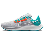 NFL x Nike Air Zoom Pegasus 38 Miami Dolphins Meeste tossud Grey Wolf-Grey Turbo-Green DJ0823-001 42.5