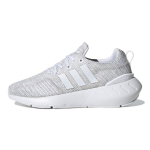 Adidas Swift Run 22 Suurem Laps Valge Hall Laste Tossud Cloud-White Grey-Two Core-Black GW8175 35&frac12;