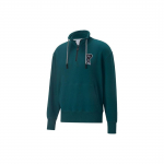 Puma x Ami pooleldi lukuga dressipluus Varsity Green Unisex Topid 535993-24 S