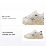 New Balance 991v2 Valmistatud Inglismaal Wind Chime Unisex Tossud Kreemjas Valge K&uuml;lmunud Kaste U991OW2 38