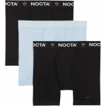 Nike X Nocta Koost&ouml;&ouml; Nocta Seeria Tikitud Logo Disain Vabaaja Hingavad Bokserid 3-pakk Meeste alusp&uuml;ksid DZ4434-010 S