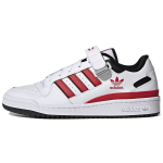 Adidas Originals Forum 84 Low Nahast Retro Vabaaja Madalad Tossud Unisex Tossud Valge Punane Must GZ1838 43⅓