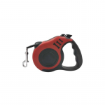 5 m vastupidav koerarihm v&auml;ikestele ja keskmistele koertele Automaatne &uuml;lest&otilde;stetav nailonk&ouml;iega kassiplii pikendus kutsika k&otilde;ndimine jooksmise rulett XL(5M) punane