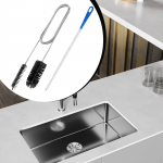2 Pieces Flexible Drain Brush Tube Cleaning Brushes Easy to Use Sturdy Convenient Hose