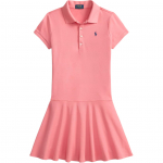 Polo Ralph Lauren Polo Kleit Soonikkoes V&otilde;rk Madala V&ouml;&ouml;kohaga Polo Krae Volang L&uuml;hike Varrukas Lastekleidid 313698754-087 XL