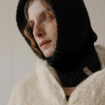 ACCLET Keskmise Kaaluga Kootud L&uuml;hike Balaklava Must black