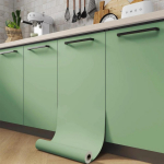 55cm Laius Roheline Matt Isekleepuv Kile Kleebis Paksendatud M&ouml;&ouml;bel K&ouml;&ouml;gikapid Lauad Sein Ise-tehtud Renoveerimise Tapeet 40cmx5M roheline