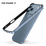 P&otilde;rkeraua&uuml;mbris iPhone 17 / 17 Pro / 17 Pro Max / 17 Air jaoks L&ouml;&ouml;gikindel Silikoonist P&otilde;rkeraua Kaitsekatte Alumiiniumist Metallist Telefonikate