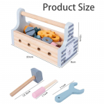 Laste t&ouml;&ouml;riistakast Puidust m&auml;nguasjad Rollim&auml;ngukomplekt Mutri lahtiv&otilde;tmine Kruvi kokkupanek Simulatsioon Remondim&auml;ngud Harivad sensoorsed m&auml;nguasjad