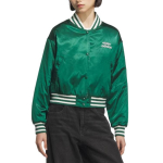 Adidas Originals Mugav pikkade varrukatega baseball-kraega jakk Naiste jakid Tume-roheline KC5814 S