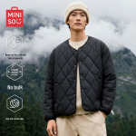 MINISO Meeste kraeta tepitud talvejakk 4XL