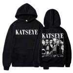 Piiratud Kpop Katseye Prindiga Hupparid Vintage Trendikad Meeste Naiste Y2k Huppar Dressipluus Fliis &Uuml;lesuurusega Treening&uuml;likond Streetwear F&auml;nnide Kingitused M black