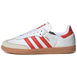 adidas Samba OG Valge P&auml;ikesepunane Kummist Naiste Tossud Pilvevalge Helebeež IF6513 46⅔ white