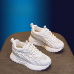 Moodne Sportlik K&otilde;rge Platvormil V&otilde;rk Hingav Spordi Naisjalatsid Mugavad ja Elegantsed Linnalik M&uuml;&uuml;k Roosa Tossud Kingad Naistele 35