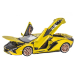 1/18 Lamborghini Sian Uue Energia Superauto Sulamist Valatud Auto Mudel Heli ja Valgusega Hobi Dekoratiivsete Peenete Kaunistuste Kollektsioon kuld