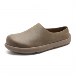 Moodsad seemisnahast klounid Korgist tallaga klounid meestele Pehme nahast mullerid Slip-on rannasussid Stiilsed meeste poolsaapad Mugavad laisad kingad 38 khaki