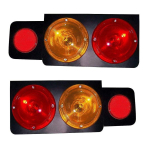 Metallkorpusega ja 12 V pirnidega tagatuled, sobivad veoautodele, haagistele, s&otilde;iduautodele, bussidele, maastikus&otilde;idukitele ja on universaalsed