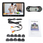 10,1-tolline TFT HD autopeatoe DVD-m&auml;ngija, klipsiga kaasaskantav digitaalne padjamonitor