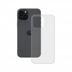 L&auml;bipaistev pehme &uuml;mbris - PHONEKIT CONTACT - iPhone 15 Plus - S&otilde;rmej&auml;ljevastane - Vastupidav - Kerge puhas