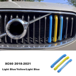 Auto esiv&otilde;re v&otilde;rk Rootsi stiilis kaitseriba kate S60 S90 XC40 XC60 XC90 V60 V90 jaoks V&auml;lisdisaini lisandid XC60 2018-2021LYL gray