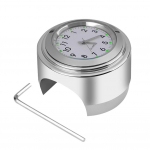 22-25 mm mootorratta kella termomeeter Temperatuuri n&auml;idik veekindel mootorratta tarvikud Juhtraua kell Moto stiil punane