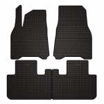 Dywaniki samochodowe gumowe do: Tesla Model Y crossover (2020-) - czarne, dopasowane