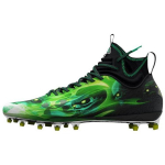 Under Armour kerged jalgpallijalatsid meestele must-rohelised tossud 3025376-001 45.5