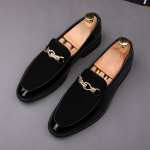 Moodsad luksuslikud meeste seemisnahast lapitehnika metallpandlaga vabaajajalatsid Meeste n&ouml;&ouml;ridega madalad kingad Brogues Koju tulek Pulmakleit Balling Zapatillas Hombre 38