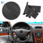 Autotarvikud Rool Must Perforeeritud Nahkkatteks Skoda Octavia Fabia 2004 - 2009 Superb Roomster 2006 2007 2008