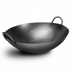 MAXCOOK 50cm sepistatud rauast wok-pann
