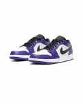 Air Jordan 1 Low Must/Kohtupurpur/Valge Meeste Retrosneakerid 553558-500 EU 42 mitmev&auml;rviline