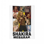 Shakira Las Mujeres Ya No Lloran Tekid Korallfliis Pl&uuml;&uuml;s Tr&uuml;kitud &Uuml;lipehme Visketekk Voodipesuks Reisimiseks Voodikatted 30x40in