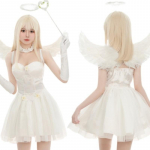Dark Angel Halloween Anime Cosplay Kost&uuml;&uuml;mid Gooti Lolita Punk Kleit Animatsioonishow Naissoost kummituspruut rollim&auml;ng Deemoni kost&uuml;&uuml;m S