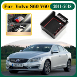 Autode panipaigukast Volvo S60 tarvikutele V60 2011~2018 2015 2016 2017 Auto k&auml;etoe panipaigukott Korraldaja Tarvikud K&auml;etoe kast