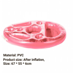 Suvine t&auml;ispuhutav ujuv&otilde;lu joogijahuti lauavesi Play Float Beer alus peo&auml;mbri tassihoidja basseinipeo jaoks CHINA