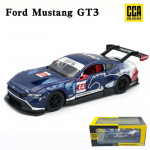 CCA Simulatsioon 1/24 Ford Mustang GT3 Sulamist Autop Model Heli Valgus M&auml;nguauto Kollektsioon Miniatuurne Auto Poiss-s&otilde;bra S&uuml;nnip&auml;evakingitus sinine