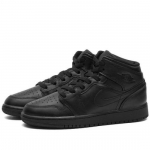 Air Jordan 1 Mid GS Triple Black 2022 Retro tossud 554725-093 EU 36 must