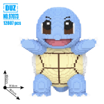 Suur Pokemon Squirtle Charmander Maagiline ehitusplokk Multikas Hobune Joker Mudel M&auml;nguasi Draakon Kokkupandavad Tellised Kuju Lastele Kingitus No Box gray