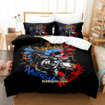 Uus Cody Rhodes American Nightmare Voodipesu Komplekt &Uuml;he Inimese Twin T&auml;is Suuruses Queen King Suuruses Voodipesu Komplekt T&auml;iskasvanu Laste Magamistoa Tekikoti Komplektid Anime EU Single(135*200cm)3pcs