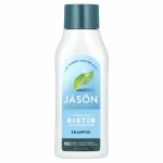 Jason Natural, Otsi ja Taasta Biotiini + H&uuml;aluroonhappe &Scaron;ampoon, 16 fl oz (473 ml)