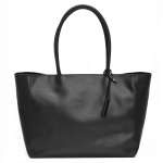 Mura meeste suur mahutavusega veisenahast kott-kott, &auml;rikott (Must)