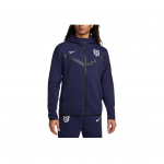 Nike Inglismaa Windrunner Tech Fleece T&auml;is-t&otilde;mblukuga Kapuutsiga Pikkade Varrukatega Jakk Meeste Jakk Lilla Tindi FZ5828-555 2XL