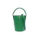 Longchamp &Eacute;pure 12 L&uuml;hikese k&auml;epidemega Kl&otilde;pskinnitusega Nahast Koppkott Mini Naiste kotid Roheline 10213HYZ129 Basic Set (Bag+Dust Bag)