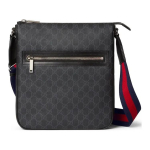 Gucci Double G logo reguleeritava &otilde;larihmaga lukuga suletav l&otilde;uendi ja nahast crossbody kott Meeste crossbody kott Must 792081-FADJA-1042 Basic Set (Bag+Dust Bag)