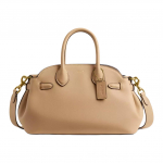 Coach Empire Carryall 26 Logoga T&otilde;mblukuga Sulgemine Nahast Crossbody &Otilde;la K&auml;ekott Keskmine Naiste k&auml;ekotid Pruun CU066-B4T2 Basic Set (Bag+Dust Bag)