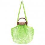 Longchamp V&otilde;rkdisainiga Puuvill ja Vasikanahk Suur &Otilde;lakott Unisex T&otilde;stukott Heleroheline 10121HVH355 Basic Set (Bag)
