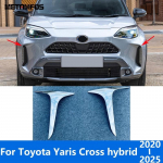 Tarvikud Toyota Yaris Cross h&uuml;briidile - 2024 2025 Kroomitud Esitulede Kulmude Vormimise Liist