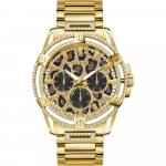 GUESS Trend Kuldne Roostevabast terasest Meeste Kvarts GW0497G4 kuld